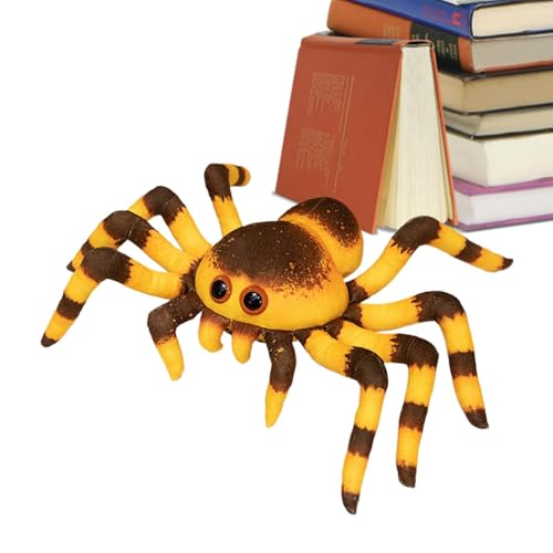 Weiche Spinnenpuppen, Plüschspinne | 11 Zoll Tierpuppe Spinne Plüsch – Furry Spider Pranks Spoof Stuff Toys, Spielzeuge, Heimdekoration zum Geburtstag von Générique