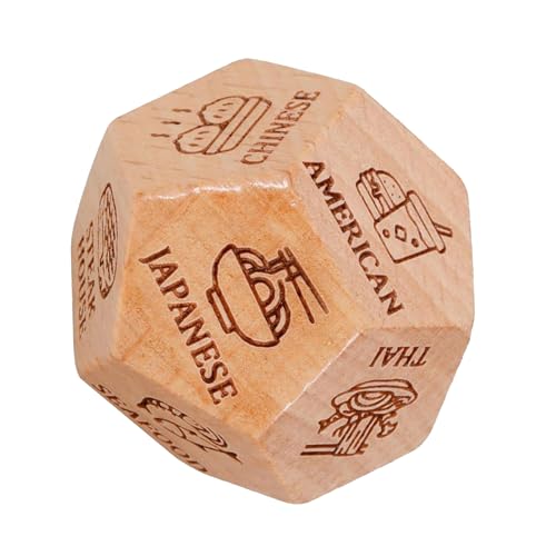 Würfeldatum für Paare | Datum Dice Dice Lebensmittelentscheidung Dice | Dating Holzwürfel Dizeps Dice, Gourmet-Würfel Datum Nacht Spiel für erwachsene Paare, Aufbewahrung von Stuffers Würfeldatum für Paare | Datum Dice Dice Lebensmittelentscheidung Dice | Dating Holzwürfel Dizeps Dice, Gourmet-Würfel Datum Nacht Spiel für erwachsene Paare, Aufbewahrung von Stuffers von Générique
