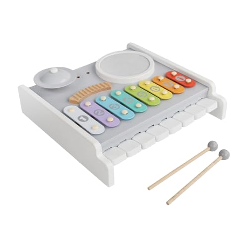 Xylophon mit Musical Toy, Kinder-Percussion Instrument, multifunktional & pädagogisch, buntes Drum-Set, ideal für und Mädchen, kognitive Entwicklung & Kreativität, 29 x 40 x 6 cm von Générique