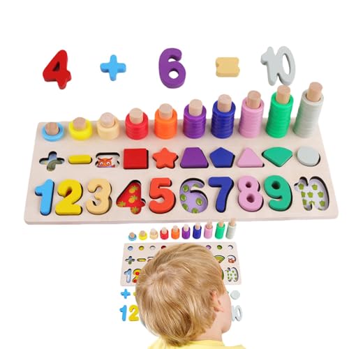 Zahlenpuzzle aus Holz, Puzzle zum Lernen von Zahlen | Zählen Formen Stapel, Puzzlebrett, Mathematikspiel, Feinmotorikspielzeug für und Mädchen, AP Aktivitäten Zahlenpuzzle aus Holz, Puzzle zum Lernen von Zahlen | Zählen Formen Stapel, Puzzlebrett, Mathematikspiel, Feinmotorikspielzeug für und Mädchen, AP Aktivitäten von Générique