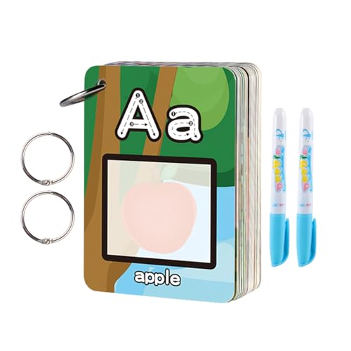 Zeichenbuch für – Alphabet-Malkarten, kreatives Spielzeug | Interaktive Aktivität der Wasserkunst für und Mädchen, 26 Buchstaben, lustiges Lernbuch für Kleinkinder, 1 Stück Zeichenbuch für – Alphabet-Malkarten, kreatives Spielzeug | Interaktive Aktivität der Wasserkunst für und Mädchen, 26 Buchstaben, lustiges Lernbuch für Kleinkinder, 1 Stück von Générique