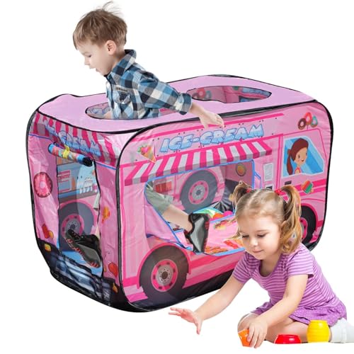 Zelt für Kleinkinder, faltbares Zelt in Form eines Innenbusses, Spielzelt für das Thema Auto, faltbares Spielhaus-Zelt für Innenbereich, für alle PE von Générique