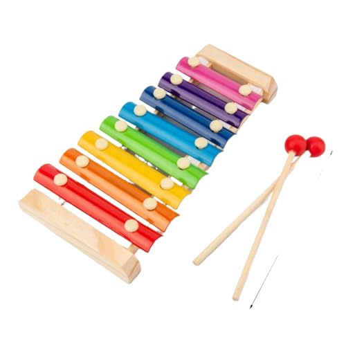 1 Set Holz Musical Kit Montessori Baby Spielzeug Xylophon Rassel Drum Bell 3D Puzzles sensorische Lern Geschenke für 0-12 Monate 1 Set Holz Musical Kit Montessori Baby Spielzeug Xylophon Rassel Drum Bell 3D Puzzles sensorische Lern Geschenke für 0-12 Monate von Generisch