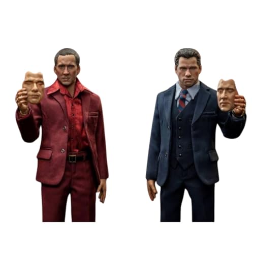 108 Toys Face Change The Agent + The Villain Action Figure Set 1/6 Face Off von Generisch