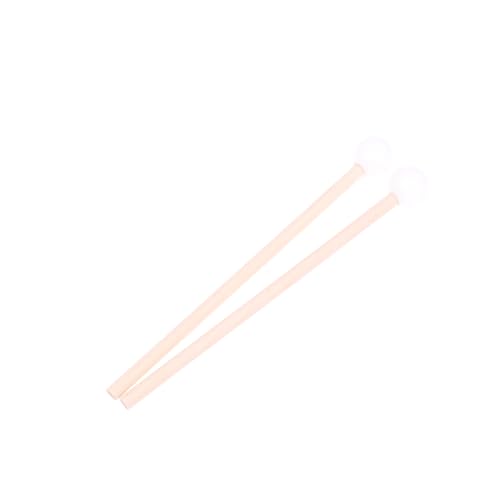 2 Stück Stahlzungen-Trommel schläger, Xylophon-Mallet, Glockenspiel-Mallets Gummi-Percussion-Mallet, Kinder-Gummi-Drumsticks, Holz-Percussion-Sticks für Kinder trommler und-praktiker 2 Stück Stahlzungen-Trommel schläger, Xylophon-Mallet, Glockenspiel-Mallets Gummi-Percussion-Mallet, Kinder-Gummi-Drumsticks, Holz-Percussion-Sticks für Kinder trommler und-praktiker von Generisch
