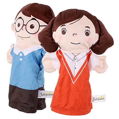 2Pcs Charakter Handpuppen Die Marionettes Puppenpuppe Für Geschichten Erzählen Hands Hand Für Geschichten Erzählen Von Bildungsfiguren Puppe Kreative Hand Generisch von Generisch