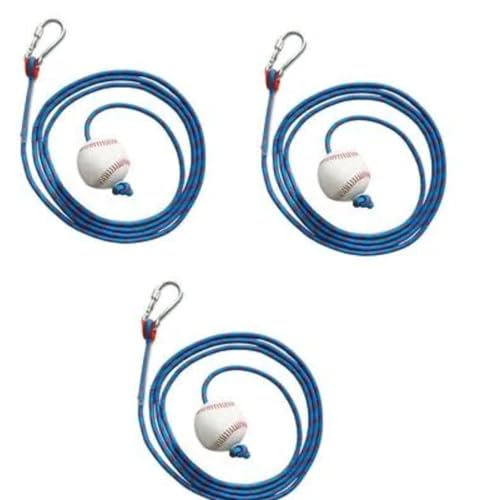 3 x Baseball-Schaukel-Trainer, Baseball-Schlagtrainer, langlebiger Gummi-Baseball-Trainer, Softball-Schlaghilfen für Schläger für Korrekturwerkzeug 3 x Baseball-Schaukel-Trainer, Baseball-Schlagtrainer, langlebiger Gummi-Baseball-Trainer, Softball-Schlaghilfen für Schläger für Korrekturwerkzeug von Generisch
