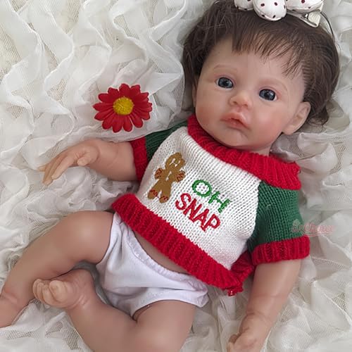 30 cm Mini-Reborn-Babypuppe aus Silikon – realistische offene Augen und handgefertigtes Haar für Kinder und Sammler 30 cm Mini-Reborn-Babypuppe aus Silikon – realistische offene Augen und handgefertigtes Haar für Kinder und Sammler von Generisch