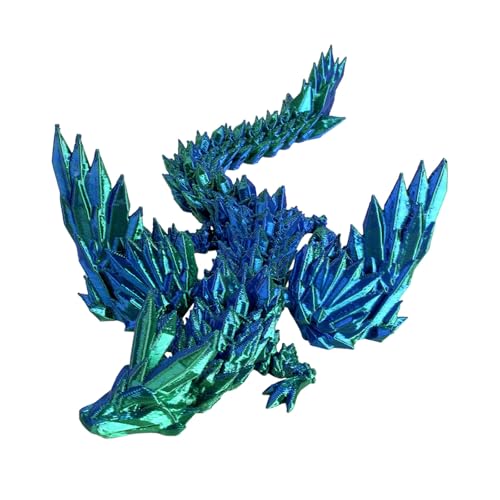 3D Drache 3D Druck Drache, 20CM 3D Drache beweglich 3D gedrucktes drachenei Drachen Spielzeug 3D Druck Drache beweglich für Erwachsene Kinder Geschenke Spielzeug (N) von Generisch