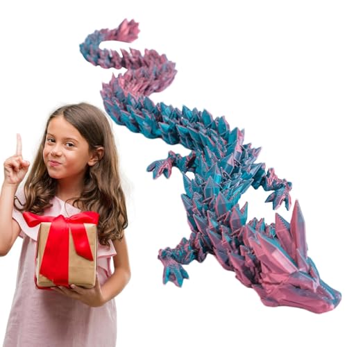 3D-Drachenfiguren, 3D-beweglicher Drache, Realistische Bewegliche Drachenspielzeuge, Chefschreibtischspielzeug, Auffällige Heimdekoration Für Den Schreibtisch, Schlafzimmer, Kinder Und Erwachsene von Generisch