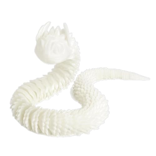 3D Gedruckte Schlange Flexible Joint Snake Toy 31cm 3D -Drucktiere Schlange Mit Nachtlicht Regenbogen Gedrucktes Spielzeug Für Büro Und Zuhause Dekorationen von Generisch