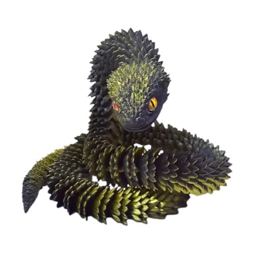 3D-Gedruckte Tiere,Artikuliertes Fidget Spielzeug Zum Stressabbauen - 76 cm Flexible 3D-Gedruckte Schlange Für Kinder Erwachsene Als Party Deko Ostergeschenk Und Wohnaccessoire 3D-Gedruckte Tiere,Artikuliertes Fidget Spielzeug Zum Stressabbauen - 76 cm Flexible 3D-Gedruckte Schlange Für Kinder Erwachsene Als Party Deko Ostergeschenk Und Wohnaccessoire von Generisch