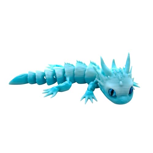 3D Gedruckter Drache 3D-Druck Drachenfigur, Spielzeug - Drachen, sehr realistisch, voll beweglich, Typ Forest Baby Dragon Erwachsene Kinder Geschenke Spielzeug von Generisch