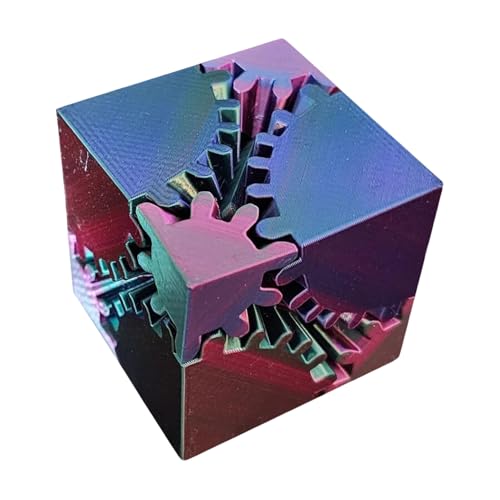 3D Gedruckter Zahnrad Ball, Gear Ball Fidgets Cube Spielzeug, Kreativer Zahnrad Ball Stressabbau Sensorisches Spielzeug, Gear Fidget Ball Spinner Puzzle Spielzeug, für Kinder & Erwachsene von Generisch