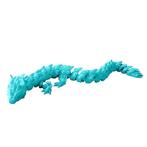 3D Gedrucktes Drachen Ewegliche Gelenke Drache 3D Printed Dragon Beweglicher Drache Kristalldrache Geheimnisvolle Drachen Spielzeug 3D Gedrucktes Drachen für Jungen, Kinder, Mädchen von Generisch