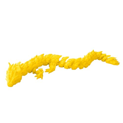 3D Gedrucktes Drachen Ewegliche Gelenke Drache 3D Printed Dragon Beweglicher Drache Kristalldrache Geheimnisvolle Drachen Spielzeug 3D Gedrucktes Drachen für Jungen, Kinder, Mädchen von Generisch