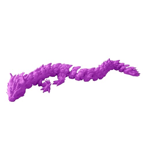 3D Gedrucktes Drachen Ewegliche Gelenke Drache 3D Printed Dragon Beweglicher Drache Kristalldrache Geheimnisvolle Drachen Spielzeug 3D Gedrucktes Drachen für Jungen, Kinder, Mädchen von Generisch