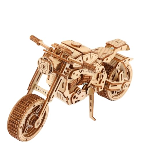 3D Holz-Puzzle Motorrad, DIY Tischspielzeug aus Holz, Bausatz Geschenk für Erwachsene von Generisch