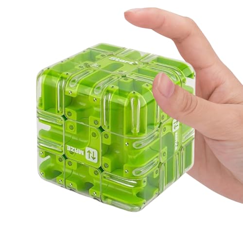 3D -Labyrinth Puzzle Cube Toy - Roller Ball Game | Interaktiver Hirnteaser für Kinder und Erwachsene | STEM -Bildungsspielzeug für Klassenzimmer, Geburtstag, Schulveranstaltungen, Partys, Feiertage un 3D -Labyrinth Puzzle Cube Toy - Roller Ball Game | Interaktiver Hirnteaser für Kinder und Erwachsene | STEM -Bildungsspielzeug für Klassenzimmer, Geburtstag, Schulveranstaltungen, Partys, Feiertage un von Generisch