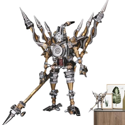 3D-Puzzle aus Metall, 3D-Puzzle aus Metall für Erwachsene – 3D-Puzzle schwer zusammengebaut, alte chinesische Figuren, Modell-Set aus verformbarem Metall für Herren, mechanisches Spielzeug aus Metall von Generisch