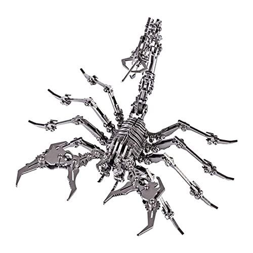 3D-Puzzles aus Metall - Scorpion King Modellbausatz abnehmbare Spielzeuge | 3D-Puzzles für Teenager und Erwachsene, handmontiertes Modell, Schreibtisch-Ornament von Generisch