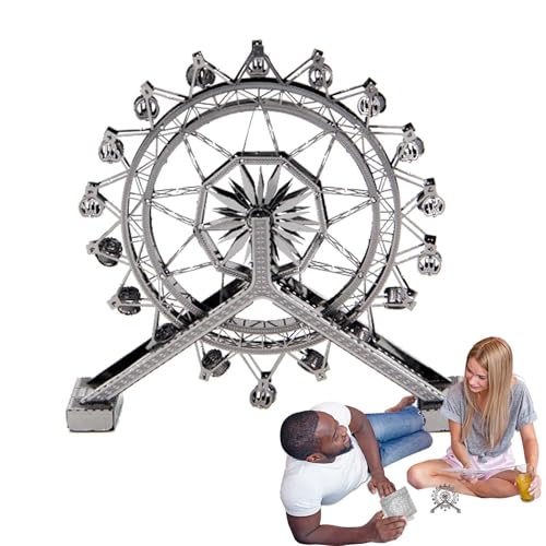 3D-Riesenrad-Puzzle, Riesenrad-Modell | 3D-Holzpuzzle für Erwachsene,Kein Kleber nötig, Riesenrad-, 3D-Puzzles für und Mädchen, Erwachsene, Kinder von Generisch