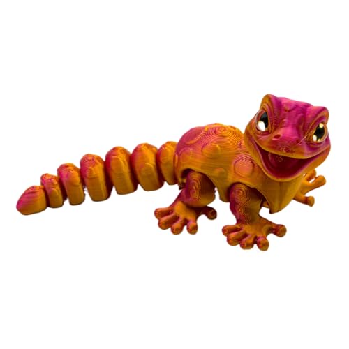 3D -gedruckte Echsenfigur - Flexible Gecko -Statue -Ornament, Reptilienspielzeug | 3D -gedruckte Tierfigur, Wohnkulturdekoration für Kinder Mädchen, Wohnzimmer Schreibtisch Display Sammlerfa 3D -gedruckte Echsenfigur - Flexible Gecko -Statue -Ornament, Reptilienspielzeug | 3D -gedruckte Tierfigur, Wohnkulturdekoration für Kinder Mädchen, Wohnzimmer Schreibtisch Display Sammlerfa von Generisch