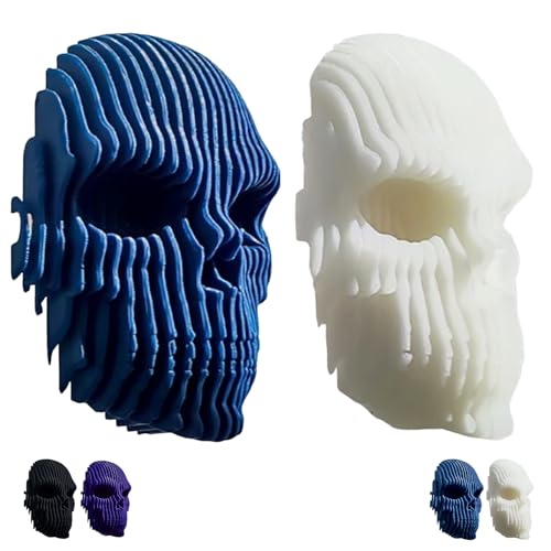 3D-gedruckter Quantum-Schädel, 3D-Druck-Schädel, Skelett-Halloween-Dekor, Fidget Toys lindert Stress für Erwachsene, Mini Flexible Biegbare Design Schädel Liebhaber, Fidget Puzzle zum Entspannen 3D-gedruckter Quantum-Schädel, 3D-Druck-Schädel, Skelett-Halloween-Dekor, Fidget Toys lindert Stress für Erwachsene, Mini Flexible Biegbare Design Schädel Liebhaber, Fidget Puzzle zum Entspannen von Generisch
