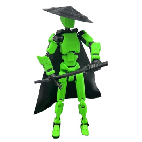 3D-gedruckter beweglicher Roboter, beweglicher Roboter mit mehreren Gelenken,Mehrgelenkige bewegliche Roboter-Actionfiguren Spielzeug - Bewegliche sensorische Desktop-Figur, einzigartiges Sammlerstück von Generisch