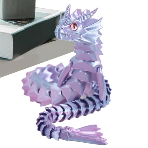 3D-gedrucktes Drachen-Zappelspielzeug,Drachen-Zappelspielzeug mit flexiblen Gelenken - 3D-gedruckter Drache mit flexiblen Gelenken, Fidget-Spielzeug - 3D-gedruckter Drache, flexibles Drachenornament f von Generisch