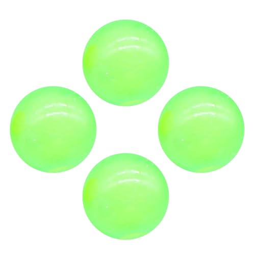 4 Stück leuchtet in der Dunkelheit klebrige Bälle, Glorbs Bälle, klebrige Bälle, die an der Decke kleben, Wiederverwendbare klebrige leuchtende Bälle, leuchtende Decke Bälle Stress Relief Bälle von Generisch