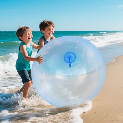 47 Zoll Bubble Ball für Erwachsene Kinder, Wasserblasenball Wasserball transparenter Hüpfballon, Wasserblasenball aufblasbarer Wasserball Bubble übergroße für Kinder Strand Pool Garten Party 47 Zoll Bubble Ball für Erwachsene Kinder, Wasserblasenball Wasserball transparenter Hüpfballon, Wasserblasenball aufblasbarer Wasserball Bubble übergroße für Kinder Strand Pool Garten Party von Generisch