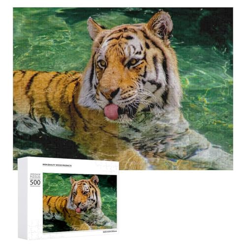 500 Teile Tiger Illustration Puzzle für Wohnkultur und Entspannung 500 Teile Tiger Illustration Puzzle für Wohnkultur und Entspannung von Generisch