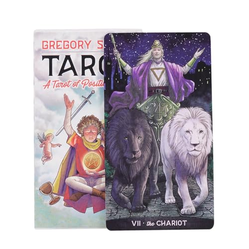 78 Karten Tarot, Tarot Orakelkarten, Tarot Deck Spiel, Wahrsagungskarten Set, Entertainment Karten, Tarotkarten Deck, Wahrsagung Tarot für Partys und Familientreffen von Generisch