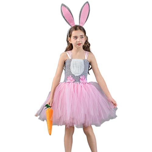 Ärmelloses Netzkleid, Mädchen-Foto-Outfit, Bühnenaufführung, Kleidung, Prinzessinnen-Cosplay-Kleidung für Ostern, Versammlungen, Rollenspiele von Generisch