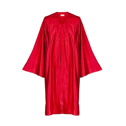 Abschluss Talar Herren Damen Erwachsenen Graduation Robe Abschlusskleider Uni Master Abschlussrobe Bachelor Geschenke Akademischer Absolventen Kostüm für Hochschule, Abitur 12 Farben von Generisch