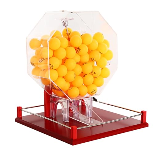 Acryl-Bingo-Käfigmaschine für 100 Bälle, langlebiges Lotterie-Spielgerät für Partys, Gewinnspiele und Gruppenveranstaltungen, stabiles, zuverlässiges Design für lustige Unterhaltung Acryl-Bingo-Käfigmaschine für 100 Bälle, langlebiges Lotterie-Spielgerät für Partys, Gewinnspiele und Gruppenveranstaltungen, stabiles, zuverlässiges Design für lustige Unterhaltung von Generisch