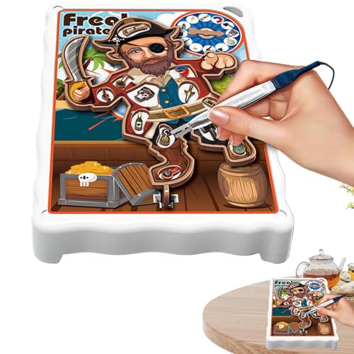 Adorable Parties Board Game, Strategy Table Game for Family Gathering, Interactive Desktop Board Game with Tweezers and Fun Game Pieces for Home Parties Traveling School von Generisch