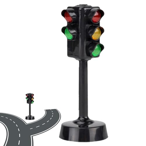 Ampelzeichen,Ampel Spielzeug Für Kinder - Mehrfarbiges Simulations-Straßenlicht-Sicherheits-Verkehr Hersteller-Zebrastreifen-Signal-Spielzeug- Für Kindergeburtstags-Bildungs-Geschenke von Generisch