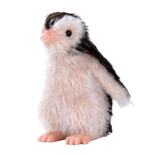 Animal Figurines, Penguin Figurines Toy, Silicone Animal Toys, Cute Silicone Animal Figurines, Realistic Simulated Penguin Desk Ornament, 3.15x2.87x4.21 Inches for Christmas, Birthdays, and Holidays von Generisch