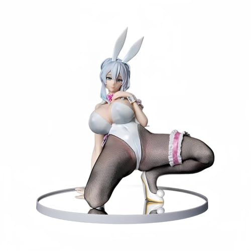 Anime-Action-Figuren, Modell Statue, Kaninchen, Mädchen, kniende Cartoon-Schönheit, Japan, Anime-Modell, Ornament, Höhe 28 cm, Gewicht 1480 g, L von Generisch