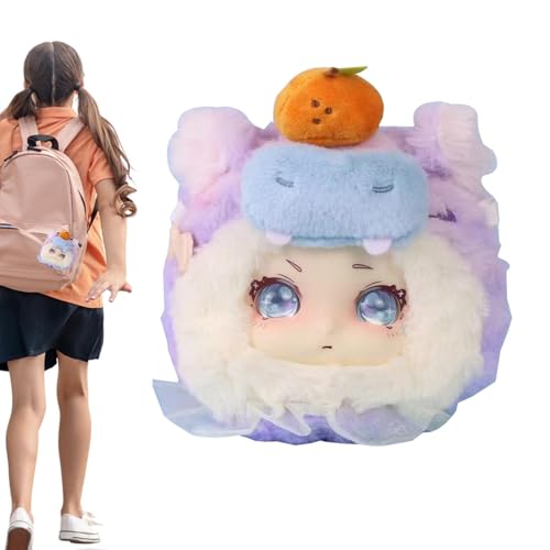 Anime-Plüsch-Umhängetasche, Anime-Plüsch-Taschenspielzeug - Plüsch Anime Reißverschluss Geldbörse Spielzeug - Schultertasche, Anime-Charakter-Tasche für Kinder, Kleinkinder, Freunde, Frauen von Generisch