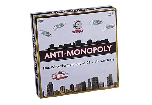 AntiMonopoly Strategisches Brettspiel für 2-6 Spieler - Ab 8 Jahren | Anti-Monopoly deutsch | Anti Monopoly piatnik von Generisch