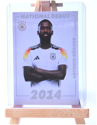 Antonio Rüdiger DFB-Team 2024 Eintritt in die Nationalmannschaft 2014 Fußball Sammelkarte DEB-09 Panini von Generisch