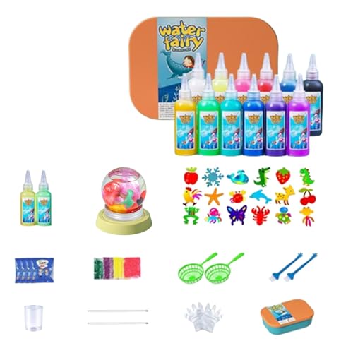 Aqua Fairy Gel – Wasserspielzeug-Set | 3D-buntes handgefertigtes Aqua-Feen-Spielzeug, buntes Wasserspielzeug für Kinder, Meerestierhersteller, Meereslebewesen Spielzeug, kreatives und pädagogisches von Generisch