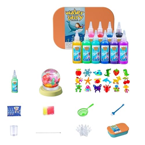 Aqua Fairy Gel – Wasserspielzeug-Set | -buntes handgefertigtes Aqua-Feen-Spielzeug, buntes Wasserspielzeug für Kinder, Meerestierhersteller, Meereslebewesen Spielzeug, kreatives und pädagogisches von Generisch