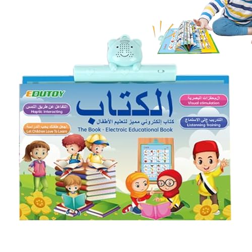 Arabische Kinderbücher Sprechend - Interaktives Bilderbuch Mit Arabischem Alphabet | Tragbares Wortlernspiel Für Zeichenanfänger Kinder Homeschooling Arabische Kinderbücher Sprechend - Interaktives Bilderbuch Mit Arabischem Alphabet | Tragbares Wortlernspiel Für Zeichenanfänger Kinder Homeschooling von Generisch