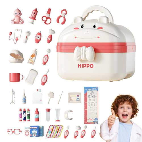 Arzt-Spielset für Kinder, -Arzt-Set - Arztset für Kinder - Doctor Pretend Equipment, Pretend Doctor Kit mit Aufbewahrungsbox für frühes Lernen von Generisch