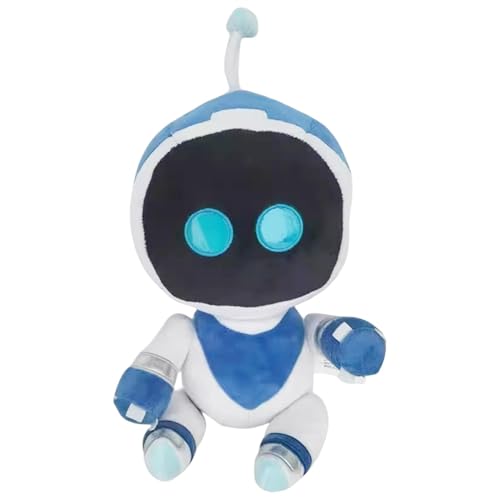 Astro Bot Plüsch | 30cm/11.8in Astro Bot Plüsch | Weicher Cartoon Plüschroboter | Weihnachts Horror Videospiel Plüschtier | Bettdekorationen, dekorative Auto Innendekoration von Generisch