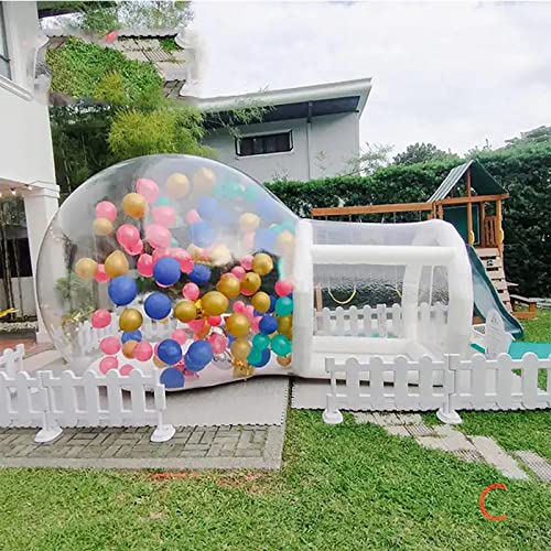 Aufblasbares Kuppelhaus Bubble House Camping Zelt | Transparent Bubble House Zelt für Hochzeit Geburtstag Party | Künstler Aufblasbarer Kuppelballon von Generisch